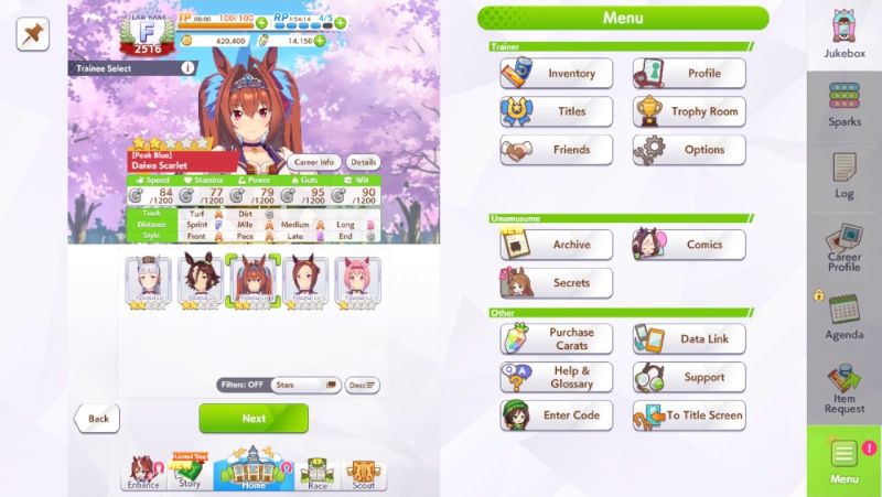 File:UmamusumePrettyDerby CareerTraineeSelect1.jpg