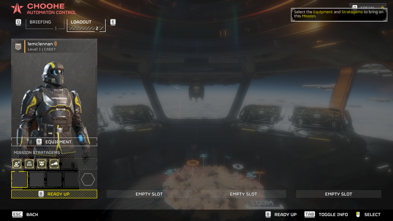 File:Helldivers2 Mission Loadout Empty.png