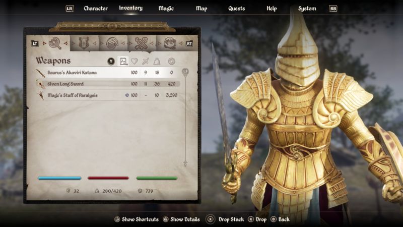 File:OblivionRemastered InventoryWeapons.jpg